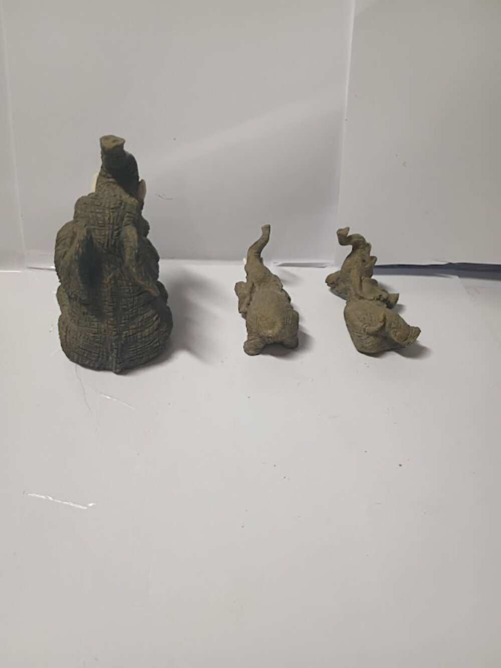 The Herd Vintage 1989 Resin Elephant Figures by Martha Carey - Picture 4 of 10